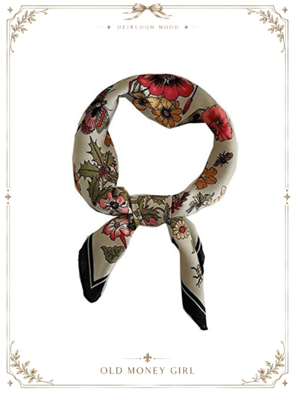 Silk Feeling Satin Square Scarf 27.5in Head Scarf Neckerchief
